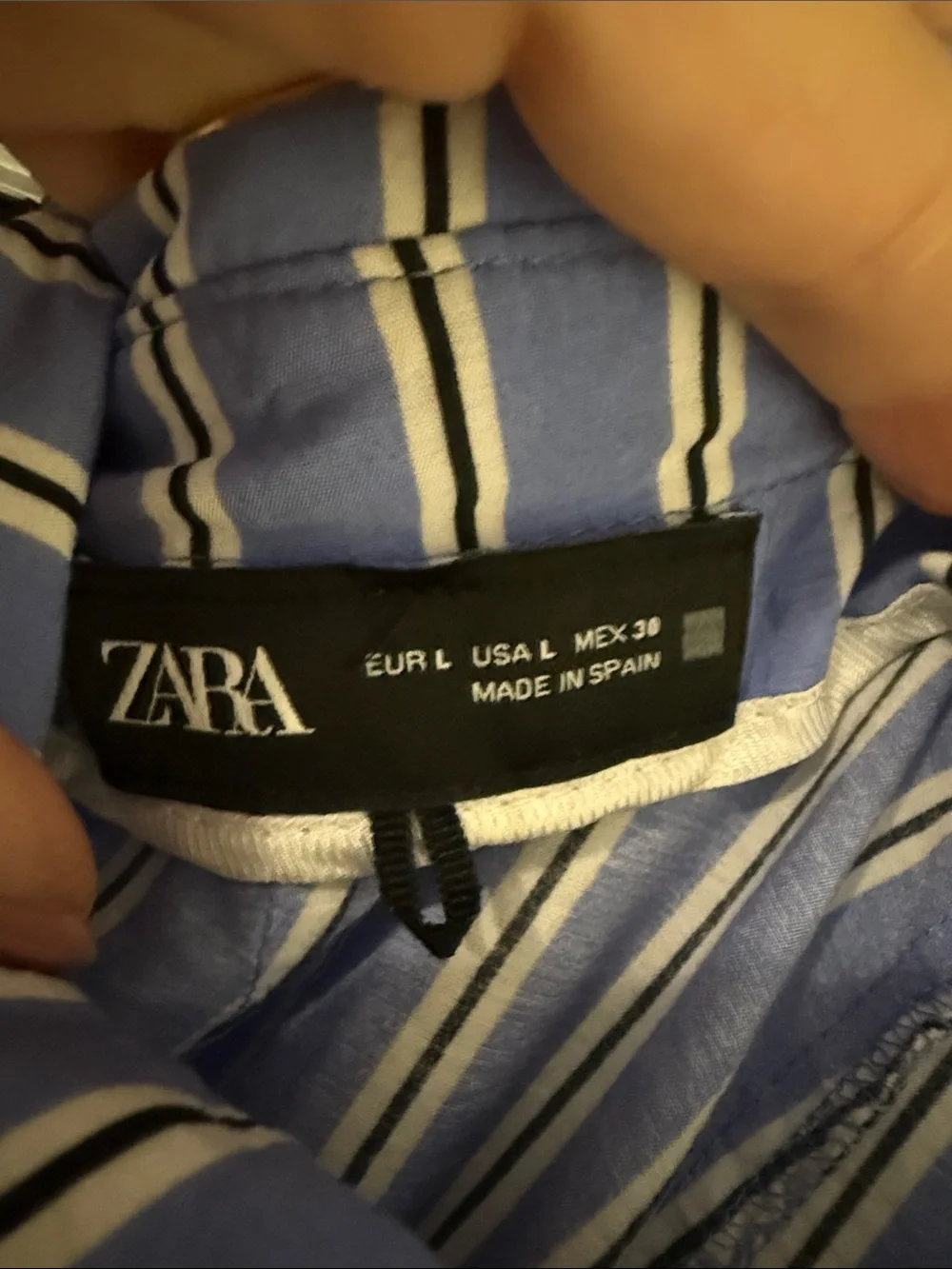 Zara lightweight blue